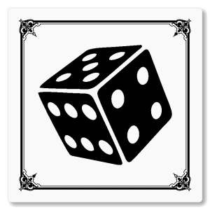 Herna, 80x80mm, bílá, Nebraska